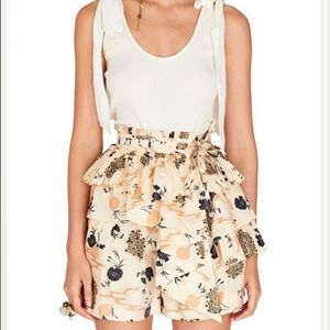 Ulla Johnson the Paloma Shorts in Daisy size 4
